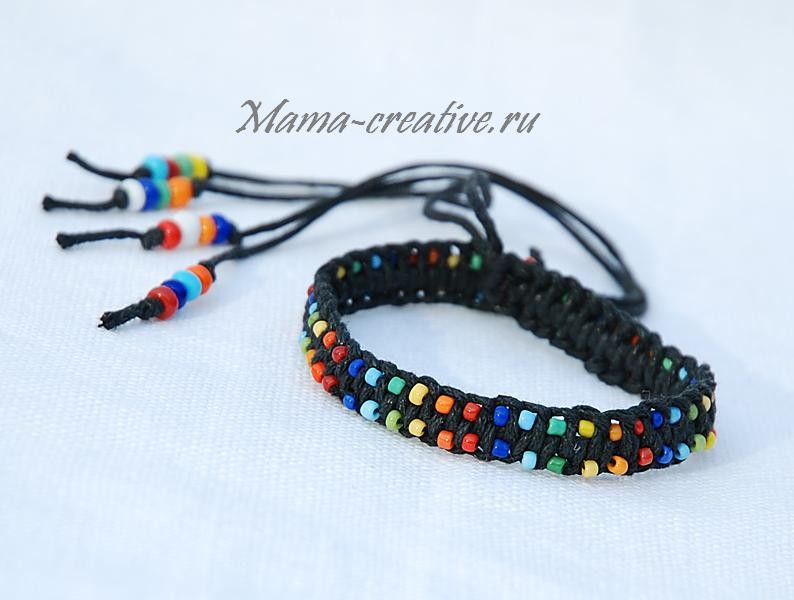 Браслеты ручной работы из бисера