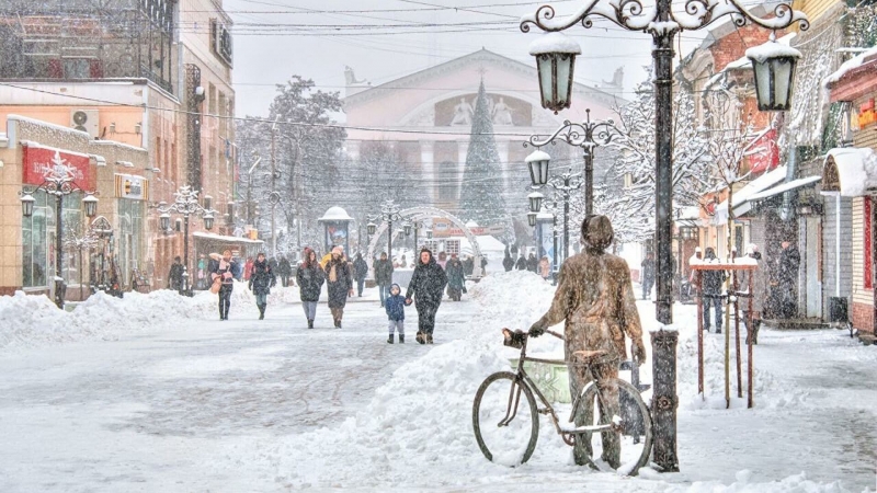 В новогодней столице России Калуге в праздники парковки будут бесплатными