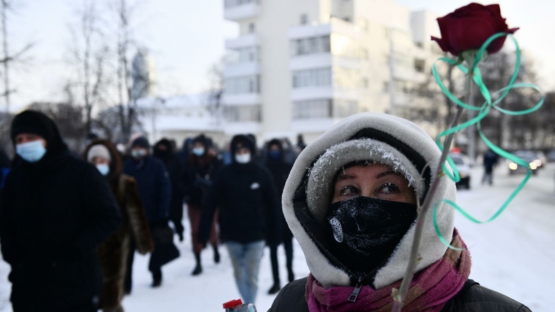 В Екатеринбурге на несогласованной акции задержали 32 человека