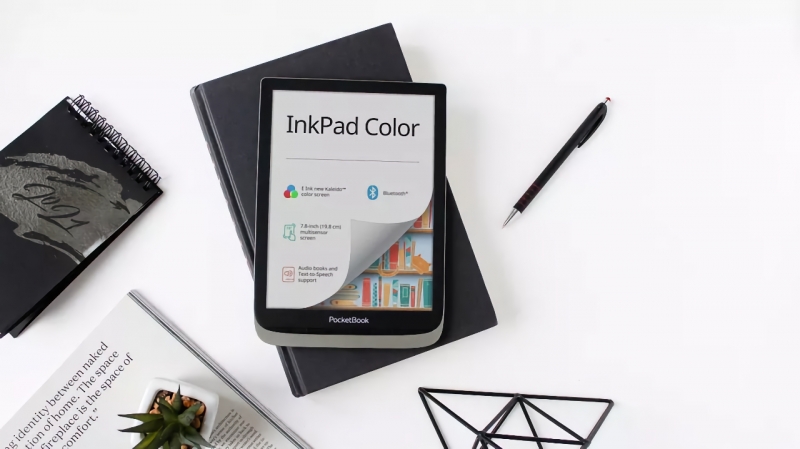 PocketBook InkPad Color: 7.8-дюймовый дисплей Kaleido нового поколения, 16 ГБ ОЗУ, батарея на 2900 мАч и ценник в $329 (обновлено)
