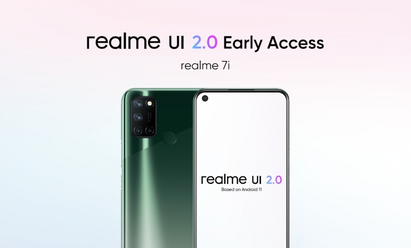 Realme начинает тестирование Android 11 на смартфоне Realme 7i