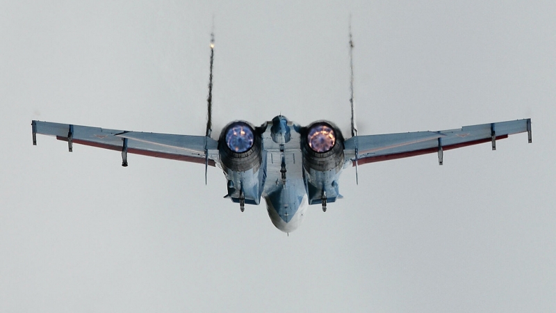 Российские Су-27 перехватили французские самолеты над Черным морем