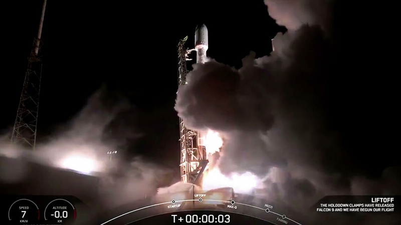 SpaceX вновь отложила запуск ракеты Falcon 9 с партией спутников Starlink
