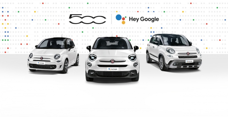 Fiat 500 Hey Google Edition: серия компактных автомобилей со встроенным голосовым помощником Google Assistant