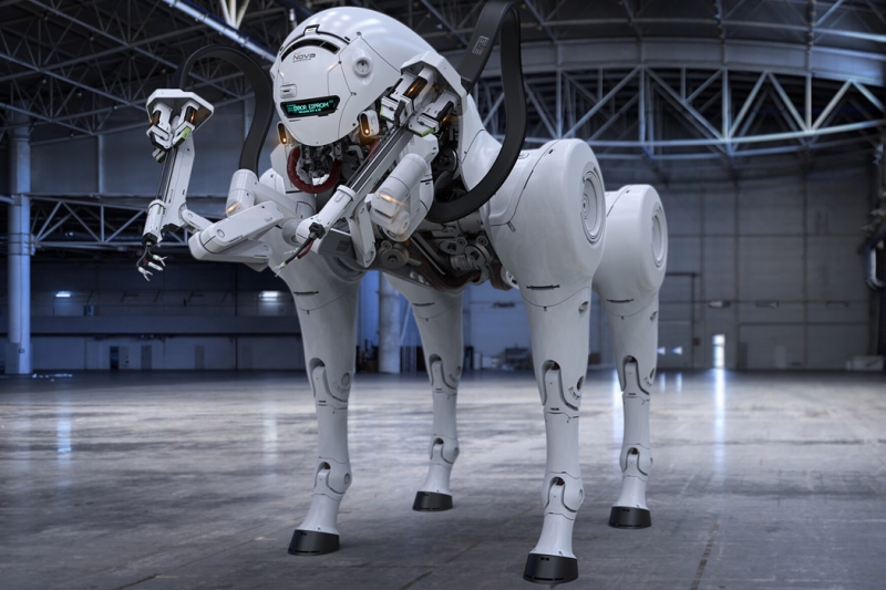 Конкурент Boston Dynamics: концепт робособаки от иранского дизайнера