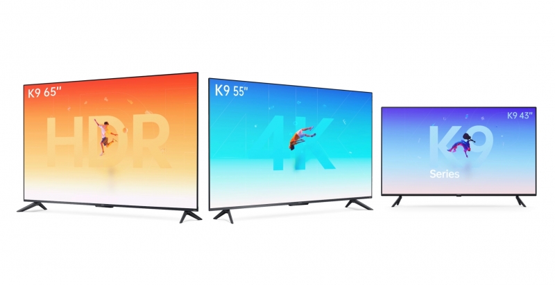 Линейка смарт-телевизоров OPPO Smart TV K9 может предложить экраны от 43 до 65 дюймов, чипы MediaTek и стереодинамики за $275-510