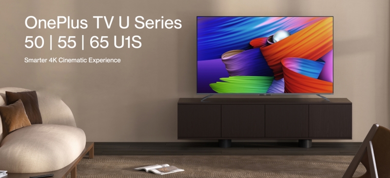 OnePlus TV U1S: линейка смарт-телевизоров с 4K-экранами на 50, 55 и 65 дюймов, поддержкой HDR10+ и ценником от $547