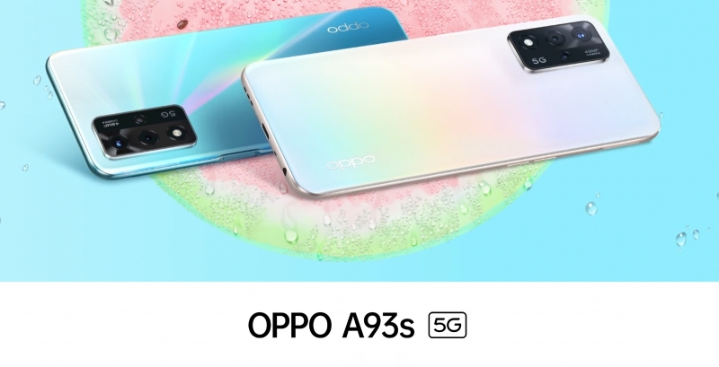 OPPO A93s 5G: дисплей на 90 Гц, чип MediaTek Dimensity 700 и тройная камера ан 48 МП за $308