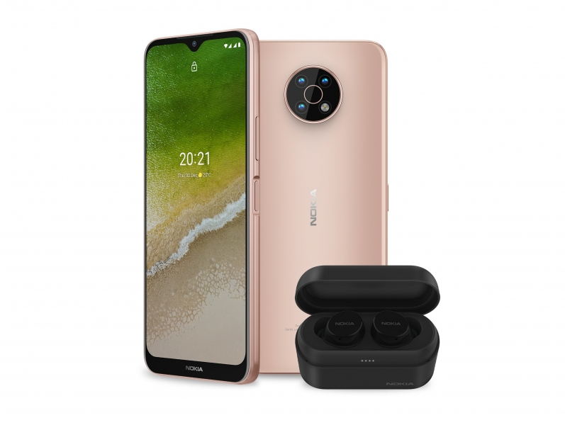 Инсайдер рассекретил Nokia G50 5G до анонса: две расцветки, боковой сканер, тройная камера, чип Snapdragon 480 и ценник в районе 230 евро