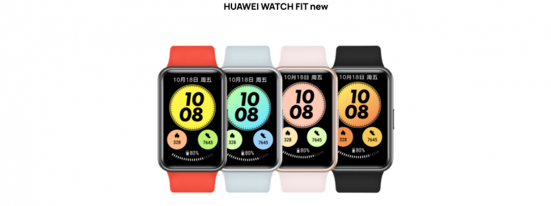 Huawei Watch Fit new – AMOLED 1,64”, GPS, NFC, SpO2 и защита от воды по цене $125