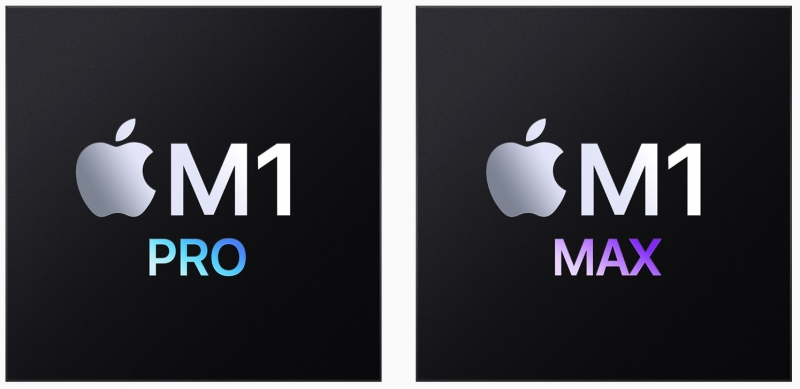 Apple представила 5-нм процессоры M1 Pro и M1 Max, теперь они с интегрированной памятью до 64 ГБ!