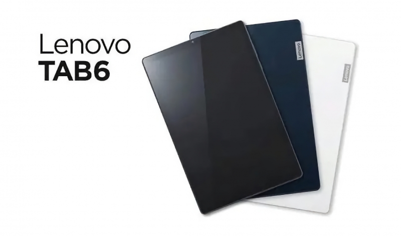 Lenovo TAB 6: планшет с 10.3-дюймовым экраном, процессором Snapdragon 690 и защитой IPX3/IP5X 