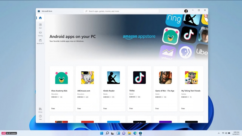 Microsoft расширяет доступ к приложениям для Android в Windows 11