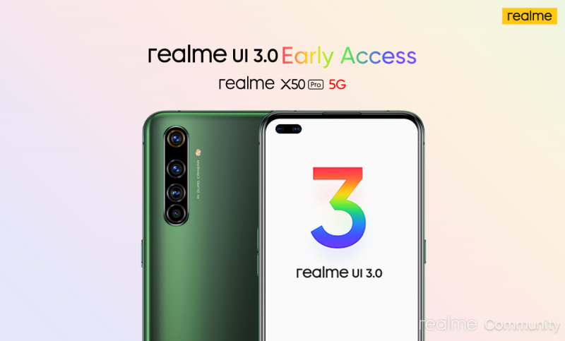 Ещё один смартфон realme получил оболочку realme UI 3.0 на основе Android 12