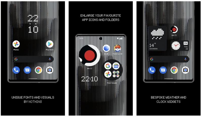 Nothing анонсировала фирменный лончер, его могут установить владельцы Galaxy S21, Galaxy S22, Pixel 5 и Pixel 6
