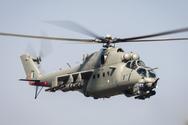 Войска территориальной обороны уничтожили российский вертолёт Ми-35М с ПЗРК «Игла» (обновлено)