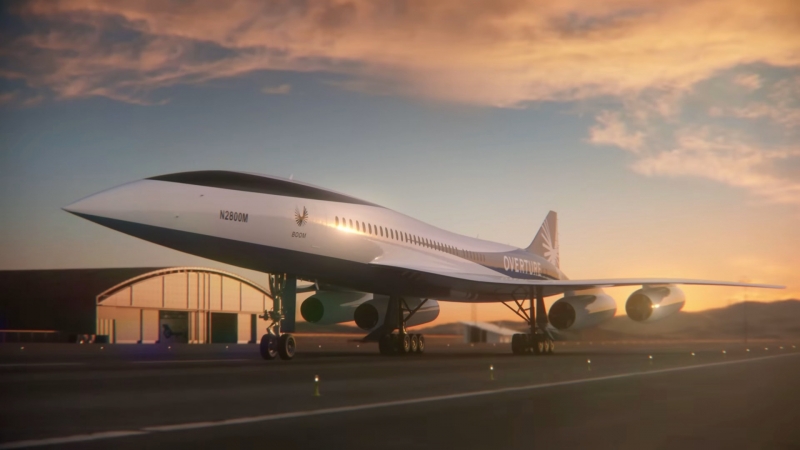 Boom создаёт сверхзвуковой самолёт Overture – первый в мире авиалайнер со скоростью до 2100 км/ч