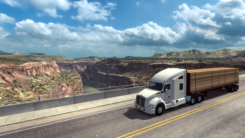 Получасовая поездка Монтаной из DLC для American Truck Simulator