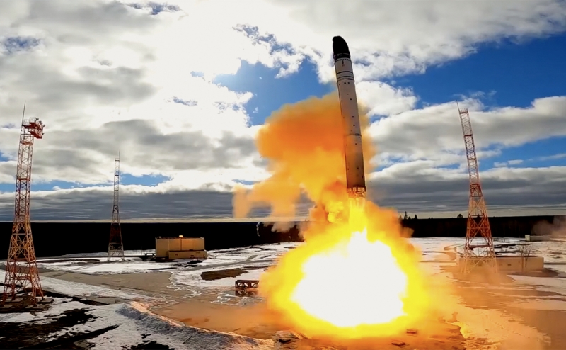 В России показали ядерную ракету «Сармат», анонсировали испытания и серийное производство