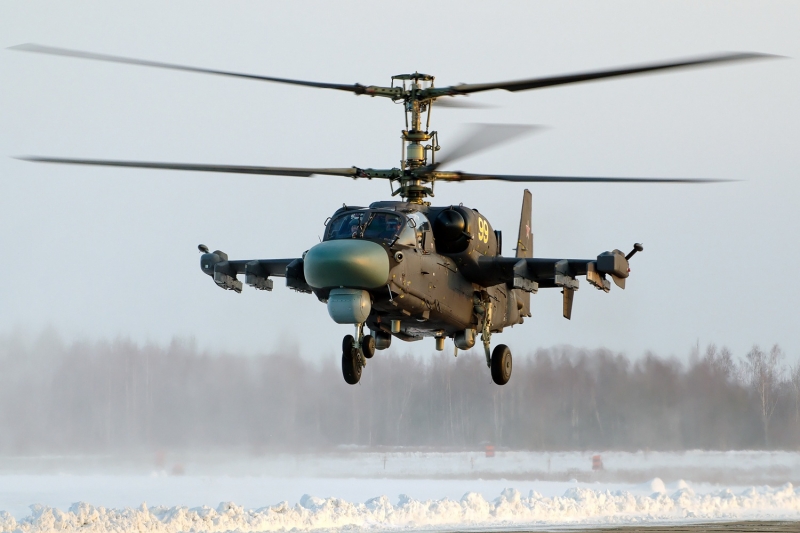 ВСУ за пять дней уничтожили российских боевых вертолётов Ка-52 на $64 000 000