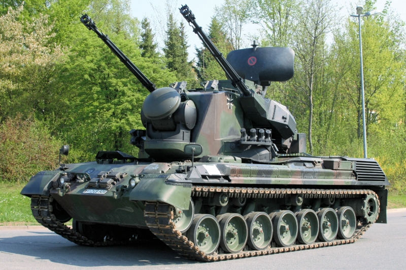 Вооружённые Силы Украины впервые показали немецкий зенитный танк Gepard на фронте