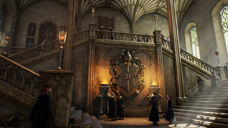 Изысканно и уютно: разработчики Hogwarts Legacy показали интерьеры залов каждого из факультетов Хогвартса