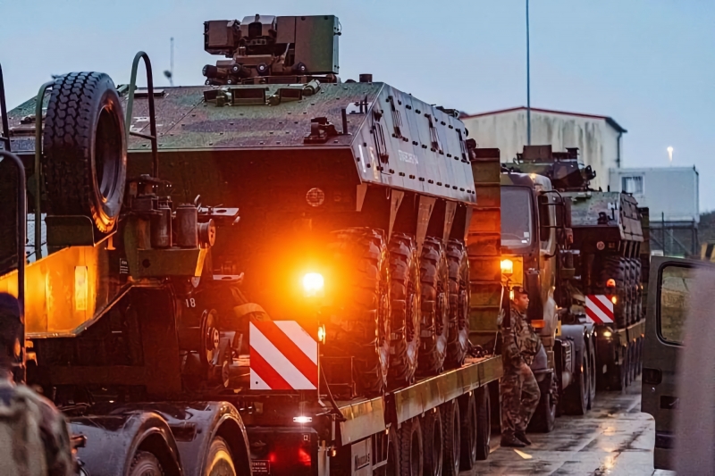 НАТО усиливает восточный фланг: в Румынию приехал конфой с французским вооружением, включая БМП VBCI