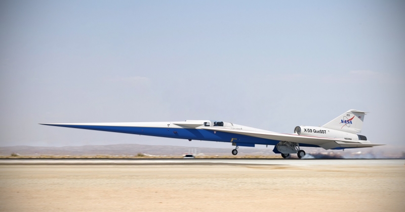 Испытательный сверхзвуковой самолёт Lockheed Martin X-59 QueSST получил двигатель General Electric F-414-GE-100 перед первым тестовым полётом