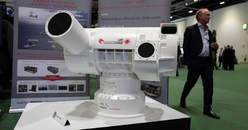 Великобритания испытала мощное лазерное оружие DragonFire для поражения дронов и реактивных снарядов