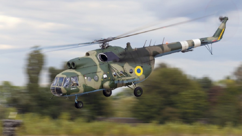 Вооружённые Силы Украины вернули себе вертолёт Ми-8, который был захвачен россиянами в первые дни полномасштабной войны