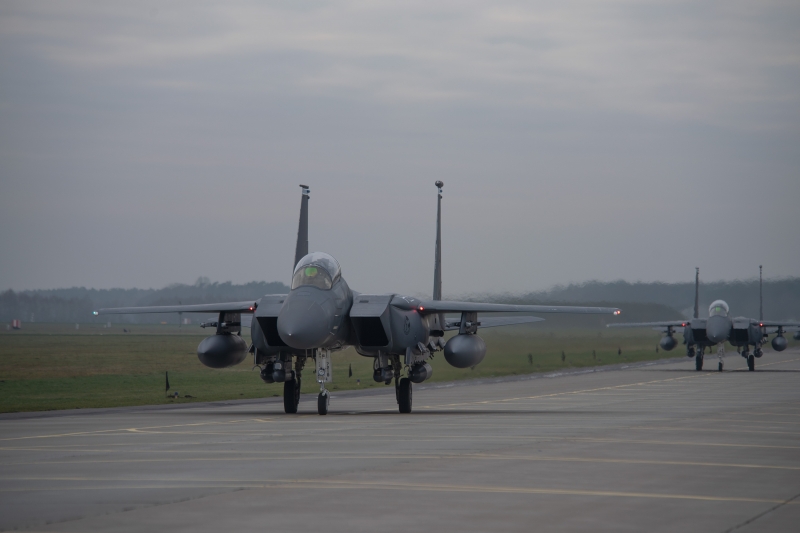 США отправили в Польшу группу истребителей F-15E Strike Eagle