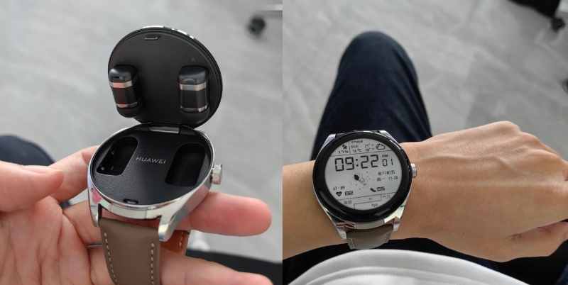Вот как будут выглядеть Huawei Watch Buds: смарт-часы со встроенными TWS-наушниками