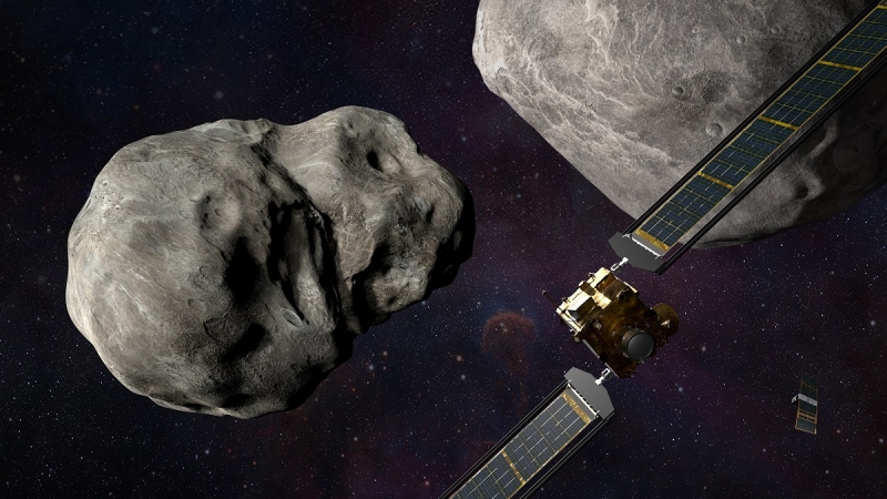 Зонд-камикадзе NASA DART выбил из астероида до 10 000 тонн обломков
