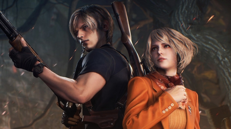Новый арт с изображением главных героев ремейка Resident Evil 4 украсил обложку свежего выпуска журнала Game Informer