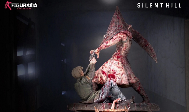 Поклонникам Silent Hill 2: всего 600 счастливчиков смогут стать обладателями огромной коллекционной композиции с главным героем игры и Пирамидоголовым