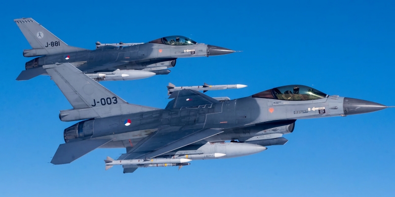 Украина официально подала запрос Нидерландам на поставки истребителей F-16 Fighting Falcon