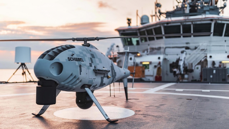 Великобритания заказала беспилотные вертолёты Camcopter S-100 для Королевских ВМС