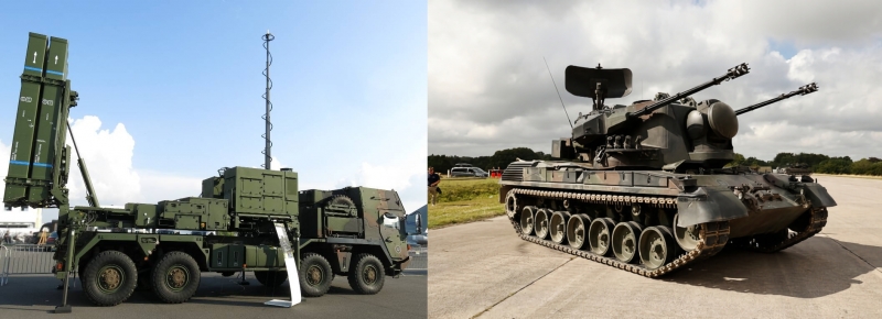 Германия в ближайшее время передаст Украине дополнительные системы ПВО IRIS-T и зенитные танки Gepard