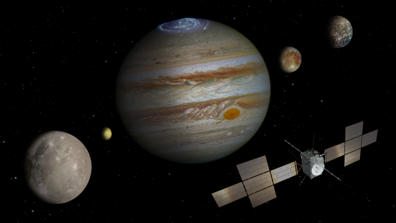 ESA запустило межпланетную космическую станцию JUICE для поиска жизни на спутниках Юпитера