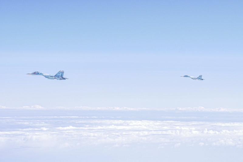 Истребители Eurofighter Typhoon Королевских ВВС и Люфтваффе перехватили три российских самолёта над Балтийским море