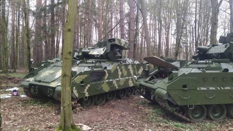 Пентагон подтвердил, что боевые машины пехоты Bradley уже находятся в Украине