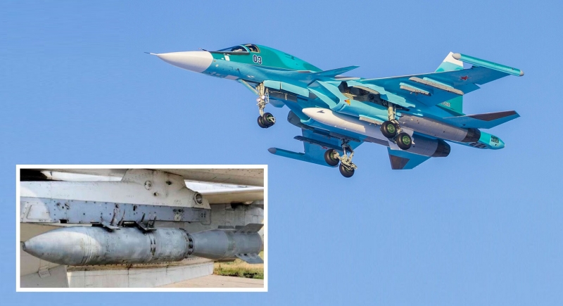 Российский истребитель Су-34 случайно сбросил на Белгород бетонобойную бомбу БетАБ-500 ШП