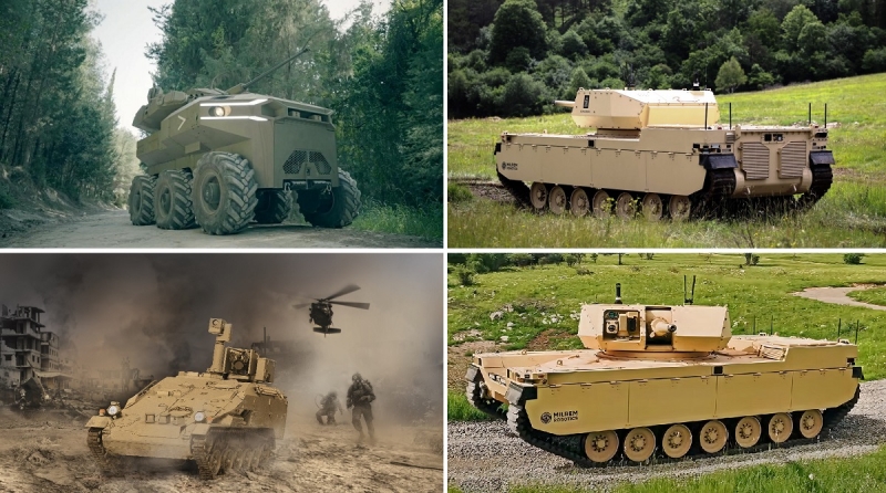 Великобритания впервые испытала роботизированного танка Type X, беспилотных боевых машин Wiesel Wingman и ROBUST с пушками, БПЛА и ракетами Javelin