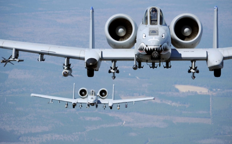 10 самолётов A-10C Thunderbolt II прибыли в Европу для учений Air Defender 2023 в рамках крупнейшего трансатлантического перемещения воздушных сил