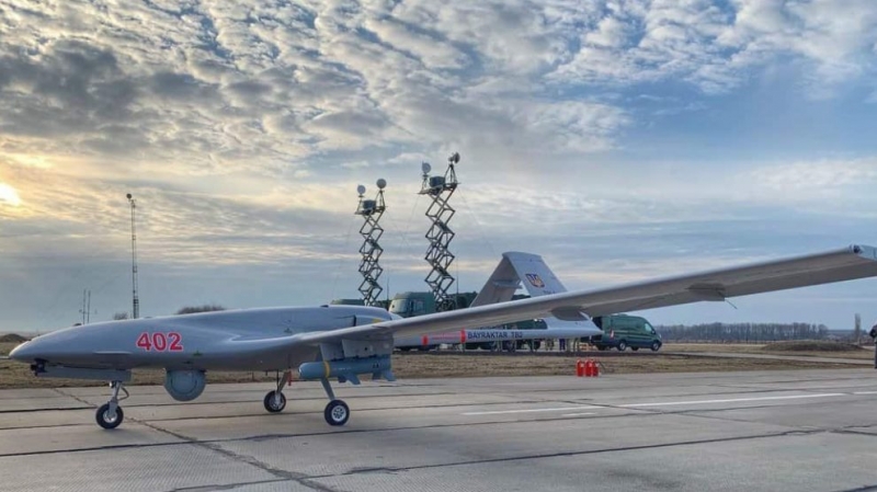 Воздушные Силы Украины сбили над Киевом собственный беспилотник Bayraktar TB2, который потерял управление