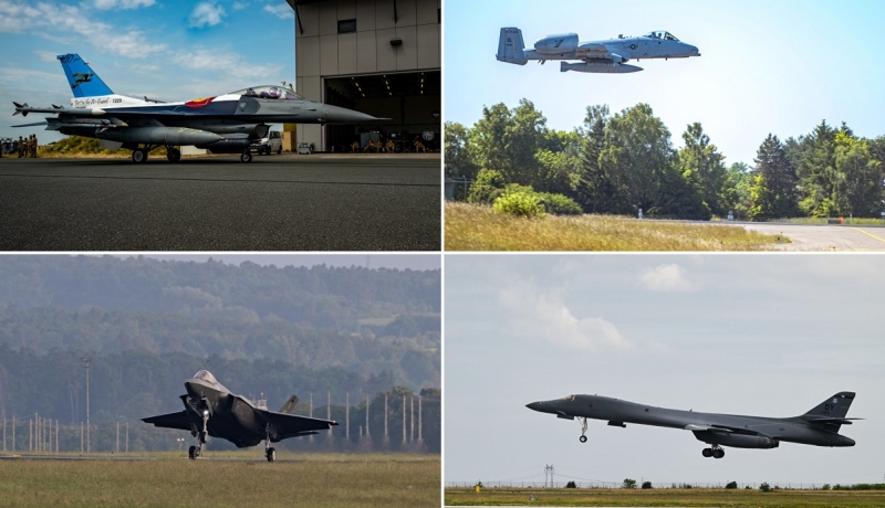 69 лучших фотографий с Air Defender 2023 – завершились самые масштабные военные учения в истории НАТО с участием десятков самолётов, включая F-35, F-15, F-16 и A-10