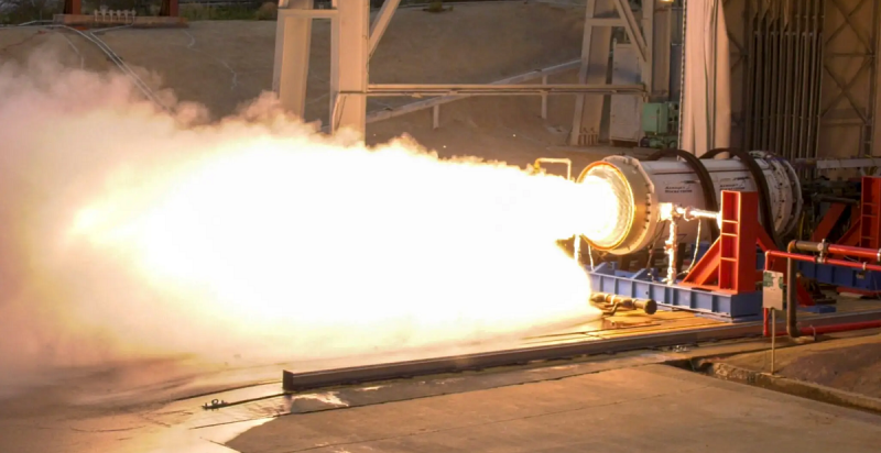 Aerojet Rocketdyne провела огневой тест двигателя eSR-19 для американской баллистической ракеты-мишени средней дальности нового поколения