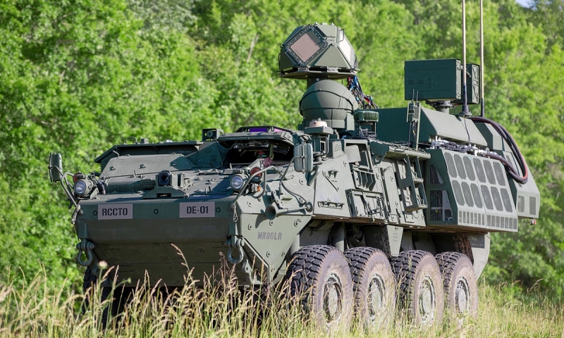 Бронетранспортёры Stryker получат 50-Вт лазерное оружие DE M-SHORAD для уничтожения ракет, самолётов, вертолётов и дронов