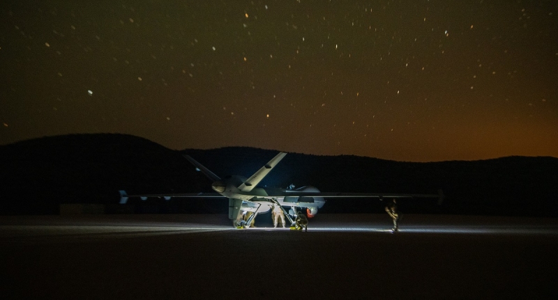 MQ-9 Reaper впервые с в истории совершил посадку на грунтовую дорогу и продемонстрировал способность транспортировать важные грузы