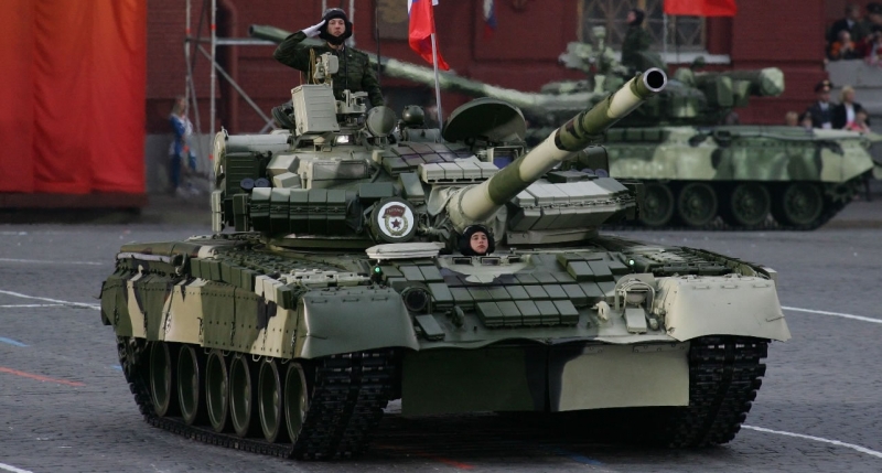 Вооружённые Силы Украины поразили два российских танка Т-80БВ